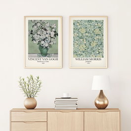 Wallity Huhu277 Cuadros Decorativos Enmarcados 50 x 70 cm (2 Piezas)